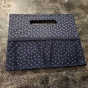 Thirty-One Fold N' File in Navy Dancing Dots